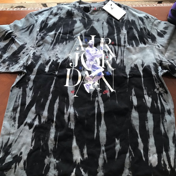 Air Jordan ‘Court Purple’ Tye Dye Tee Size XL - Picture 2 of 4